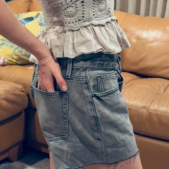 Frame Monsoon Cotton Woman Shorts 26 - Picture 4 of 4